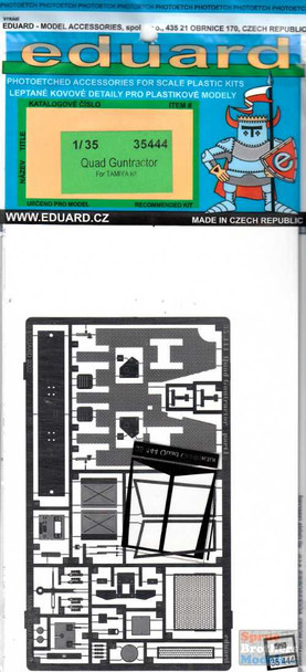 EDU35444 1:35 Eduard PE Quad Guntractor Detail Set (TAM kit)