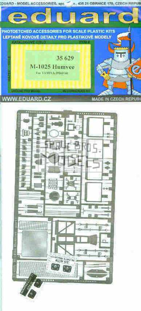 EDU35629 1:35 Eduard PE M1025 Humvee Detail Set (TAM kit) #35629