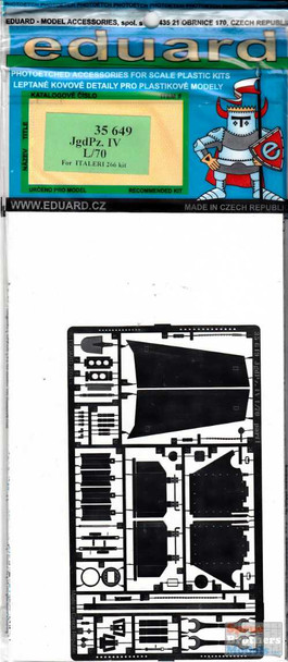 EDU35649 1:35 Eduard PE Jagdpanzer IV L/70 Detail Set (ITA kit)
