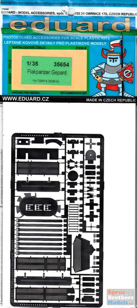 EDU35654 1:35 Eduard PE Flakpanzer Gepard Detail Set (TAM kit)