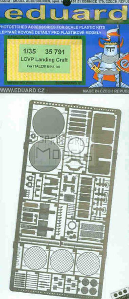 EDU35791 1:35 Eduard PE - LCVP Landing Craft (ITA) #35791