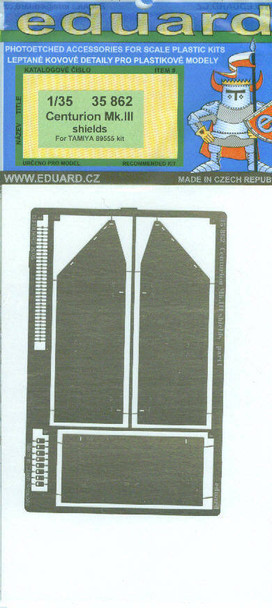 EDU35862 1:35 Eduard PE - Centurion Mk III Shields (TAM kit) #35862