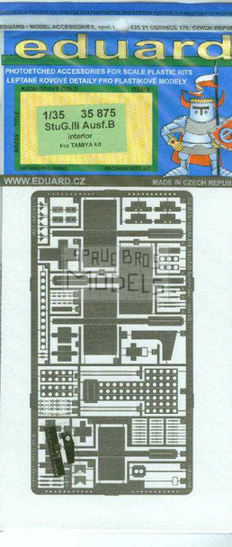 EDU35875 1:35 Eduard PE - STuG III Ausf B Interior (TAM kit) #35875