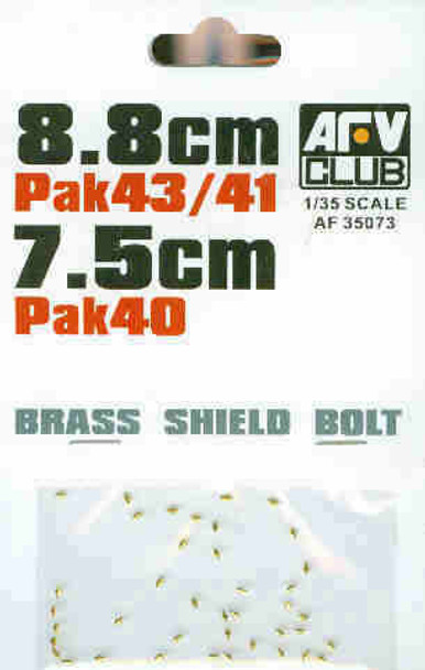 AFV35073 1:35 AFV Club 8.8cm Pak43/41 & 7.5cm Pak40 Shield Bolts