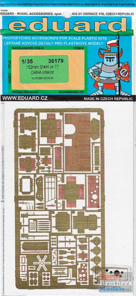 EDU36179 1:35 Eduard PE - 152mm ShkH vz77 Dana Interior Detail Set (HBS kit) #36179