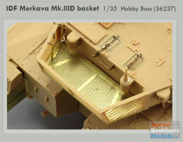 EDU36237 1:35 Eduard PE - Merkava Mk IIID Basket Detail Set (HBS kit) EDU36237 1:35 Eduard PE - Merkava Mk IIID Basket Detail Set (HBS kit)