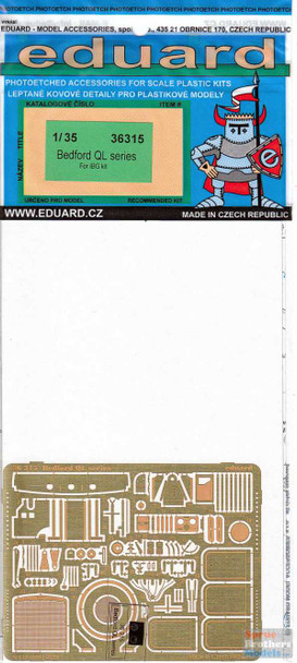 EDU36315 1:35 Eduard PE - Bedford QL Series Detail Set (IBG kit)