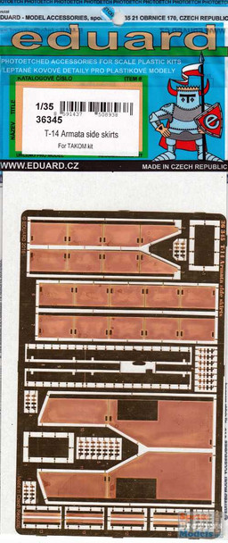 EDU36345 1:35 Eduard PE - T-14 Armata Side Skirts (TAK kit)