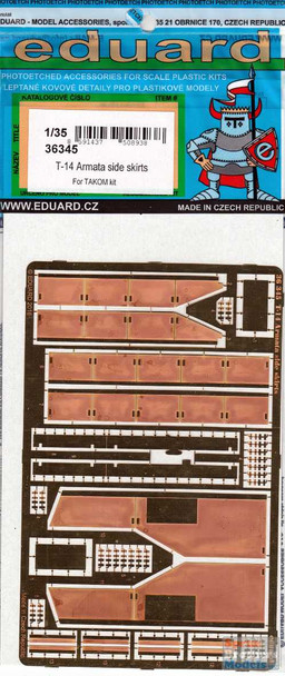 EDU36345 1:35 Eduard PE - T-14 Armata Side Skirts (TAK kit)