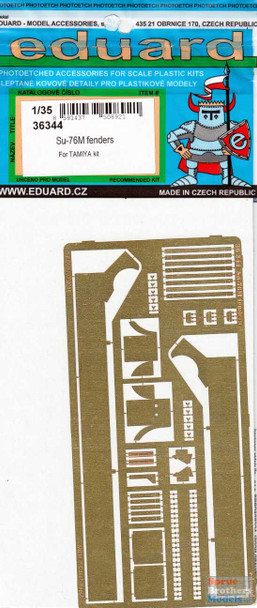 EDU36344 1:35 Eduard PE - Su-76M Fenders (TAM kit)