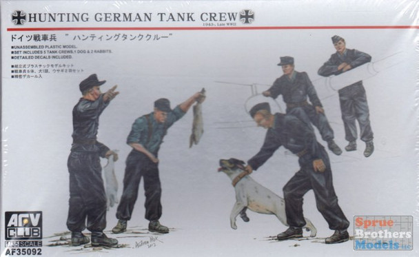 AFV35092 1:35 AFV Club Hunting German Tank Crew