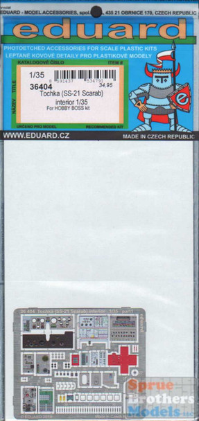 EDU36404 1:35 Eduard PE - Tochka / SS-21 Scarab Interior Detail Set (HBS kit)