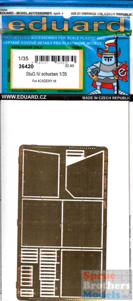 EDU36420 1:35 Eduard PE - STuG IV Schurzen (ACA kit)
