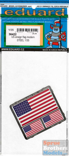 EDU36422 1:35 Eduard PE - US Ensign Flag Modern [STEEL]