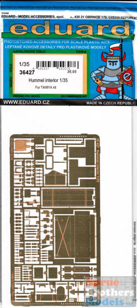 EDU36427 1:35 Eduard PE - Hummel Interior Detail Set (TAM kit)