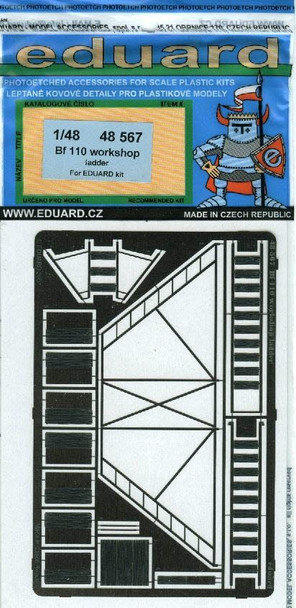 EDU48567 1:48 Eduard PE - Bf110 Bf 110 Workshop Ladder #48567