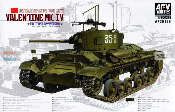 AFV35199 1:35 AFV Club Valentine Mk IV Soviet Version