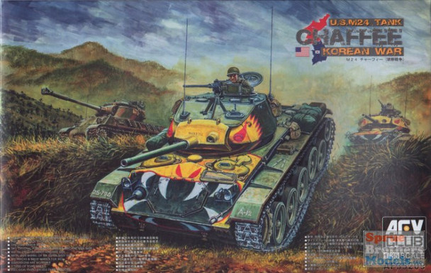 AFV35209 1:35 AFV Club US M24 Chaffee Tank Korean War