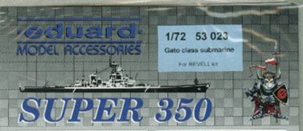 EDU53023 1:72 Eduard PE - GATO Class Submarine Detail Set (REV kit) #53023
