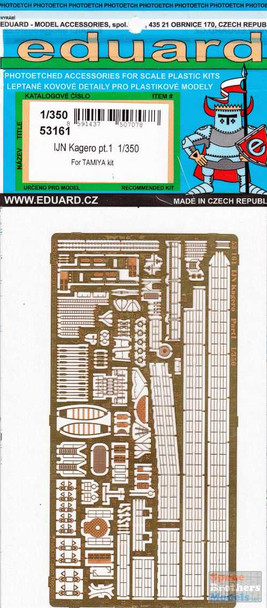 EDU53161 1:350 Eduard PE - IJN Kagero Pt 1 (TAM kit)