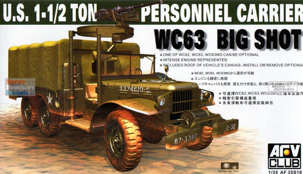 AFV35S18 1:35 AFV Club WC63 Big Shot 1.5T Personnel Carrier