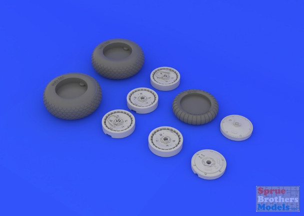 EDU632031 1:32 Eduard Brassin Me 262 Wheels Set (TRP kit)