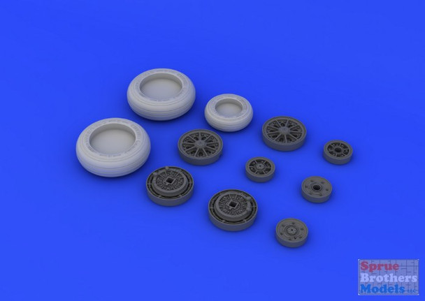 EDU632046 1:32 Eduard Brassin F-104 Starfighter Wheels Late (ITA kit)