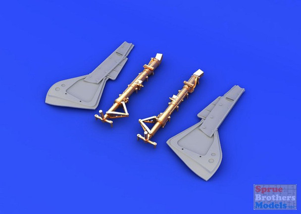 EDU632057 1:32 Eduard Brassin Fw 190 Bronze Undercarriage Legs / Landing Gear (REV kit)