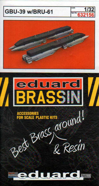 EDU632156 1:32 Eduard Brassin GBU-39 Small Diameter Bomb with BRU-61 Set