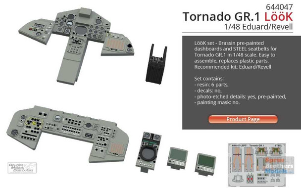 EDU644047 1:48 Eduard Look - Tornado GR.1 (REV/EDU kit)