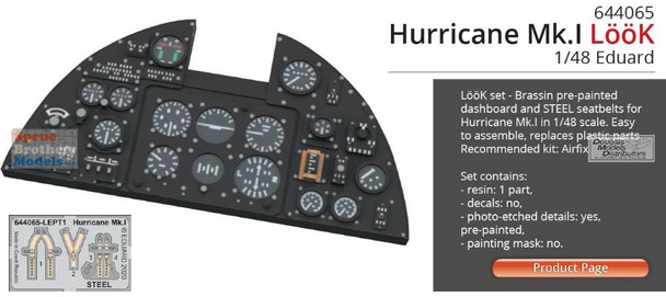 EDU644065 1:48 Eduard Look - Hurricane Mk.I (AFX kit)