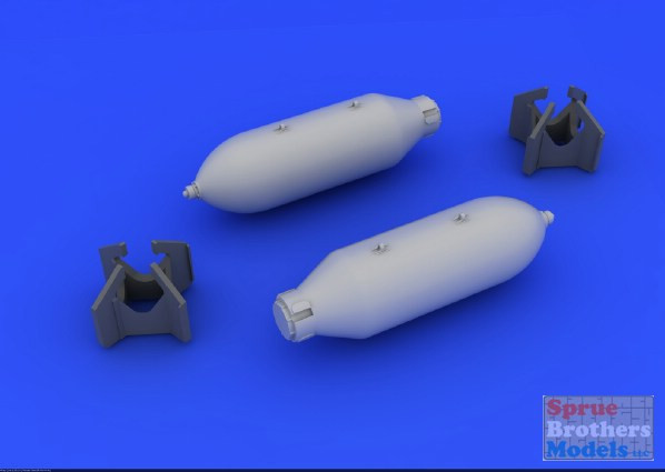 EDU648081 1:48 Eduard Brassin WW2 US 500lb Bombs Set (2 pcs