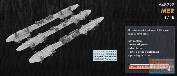 EDU648227 1:48 Eduard MER Multiple Ejector Rack Set