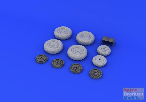 EDU648248 1:48 Eduard MiG-31 Foxhound Wheels (AMK kit)