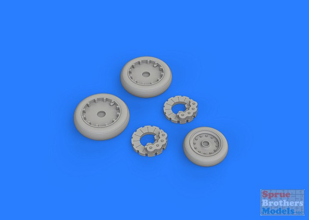 EDU648387 1:48 Eduard F-8E Crusader Wheels (HAS kit)