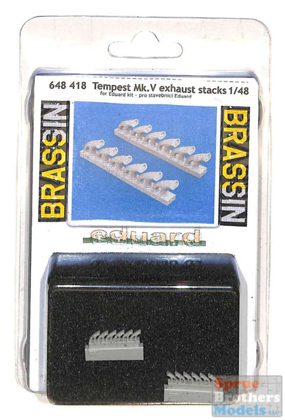 EDU648418 1:48 Eduard Brassin Tempest Mk.V Exhaust Stacks (EDU kit)