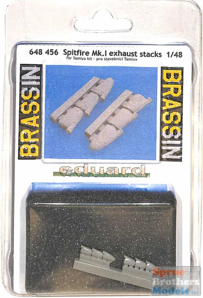 EDU648456 1:48 Eduard Spitfire Mk.I Exhaust Stacks (TAM kit)