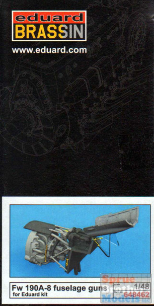 EDU648462 1:48 Eduard Brassin Fw 190A-8 Fuselage Guns (EDU kit)