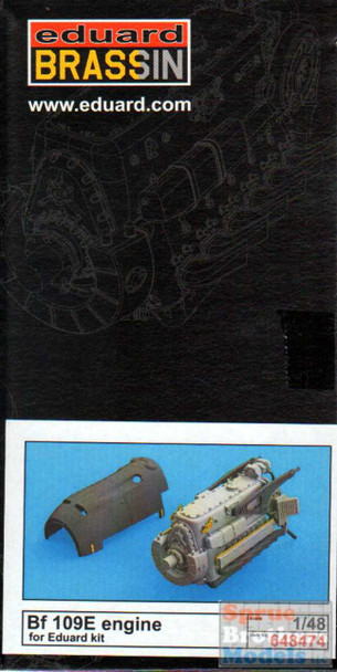 EDU648474 1:48 Eduard Brassin Bf 109E Engine Set (EDU kit)