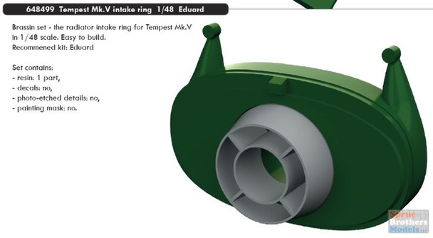 EDU648499 1:48 Eduard Brassin Tempest Mk.V Intake Ring (EDU kit)