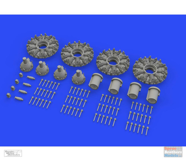 EDU648538 1:48 Eduard Brassin B-17G Flying Fortress Engines (HKM kit)