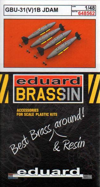 EDU648562 1:48 Eduard Brassin GBU-31(V)1B JDAM Bomb Set