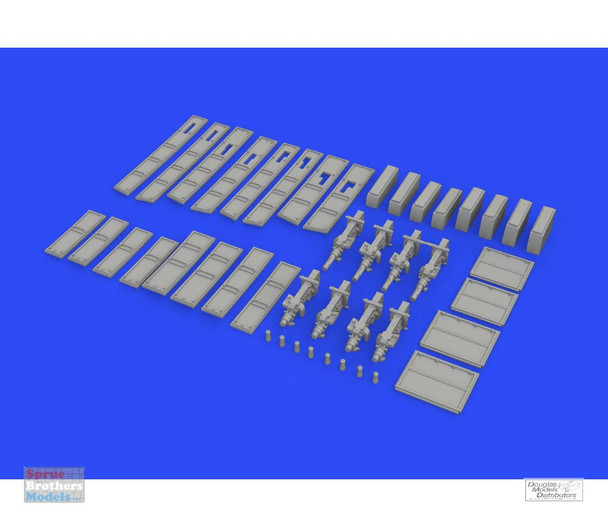 EDU648581 1:48 Eduard Brassin Spitfire Mk.I Gun Bays (EDU kit)