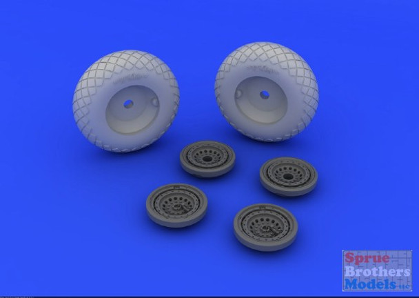 EDU672011 1:72 Eduard B-17G Flying Fortress Wheels (REV kit)