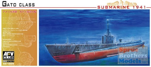 AFV73509 1:350 AFV Club GATO Class Submarine 1941 #73509