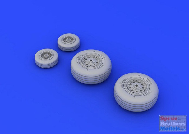 EDU672078 1:72 Eduard Brassin F-4J Phantom II Wheels (ACA kit)