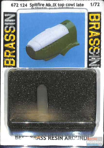 EDU672124 1:72 Eduard Brassin Spitfire Mk.IX Top Cowl Late (EDU kit)
