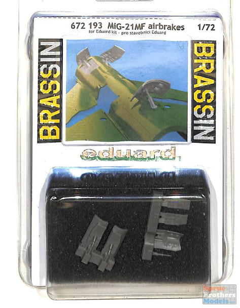 EDU672193 1:72 Eduard Brassin MiG-21MF Fishbed Airbrakes (EDU kit)