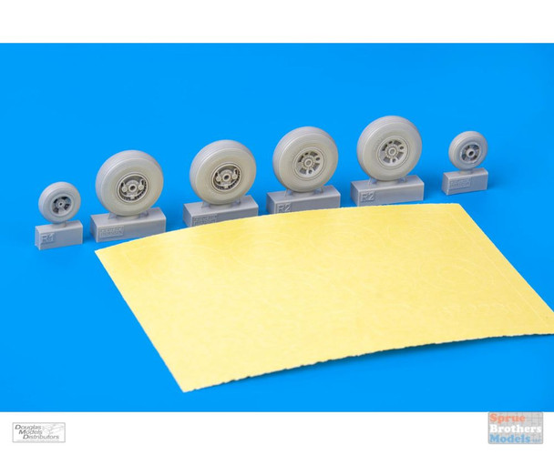 EDU672230 1:72 Eduard Brassin Shackleton MR.3 Wheels Set (REV kit)