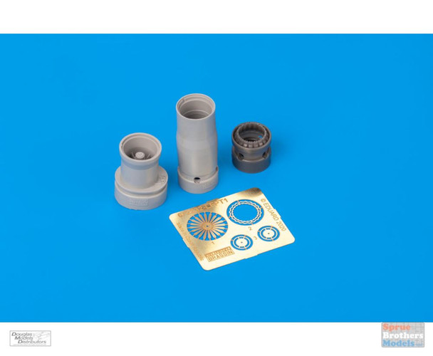 EDU672232 1:72 Eduard Brassin MiG-21PF/PFM Fishbed Exhaust Nozzle (EDU kit)